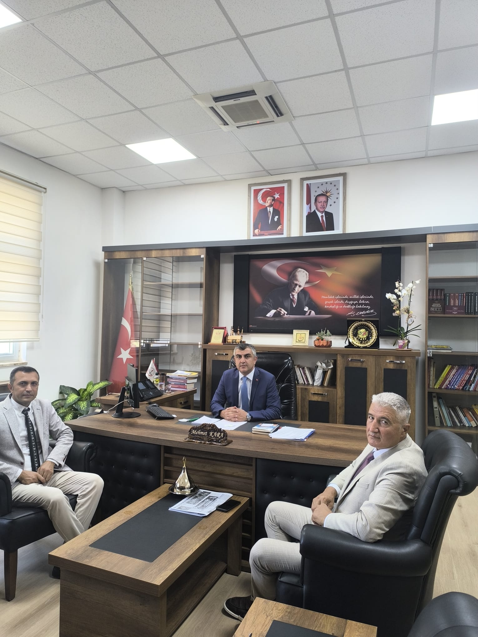 Pazarcık İlçe Milli Eğitim Müdürüne Ziyaret 